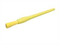 Restposten: Backpinsel, 240 x 25 mm, 52 x 0,2 mm weiche Borsten, gelb