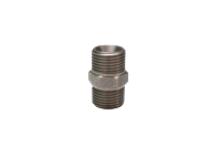 Doppelnippel mit langem Gewinde, Sechskant, Edelstahl, 1/2" AG x 1/2" AG