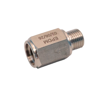 Rückschlagventil, Edelstahl, 1/4" IG/AG für NS Satellit, für Chemikalieneingang